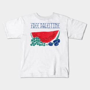 Free Palestine - Original Retro Design Kids T-Shirt